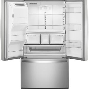 Whirlpool - 26.8 Cu. Ft. French Door Refrigerator - Stainless Steel