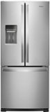 Whirlpool - 19.7 Cu. Ft. French Door Refrigerator - Stainless Steel