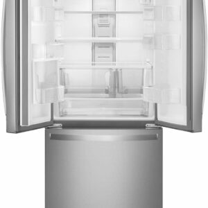 Whirlpool - 19.7 Cu. Ft. French Door Refrigerator - Stainless Steel