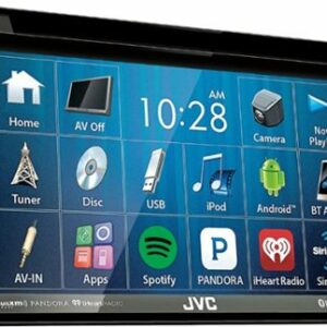 JVC - Geek Squad Certified Refurbished Built-in Bluetooth - In-Dash CD/DM Receiver - Black