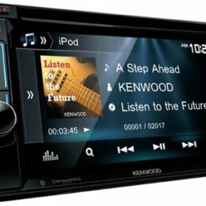 Kenwood - Geek Squad Certified Refurbished 6.2" - Built-in Bluetooth - In-Dash CD/DVD/DM Receiver - Black