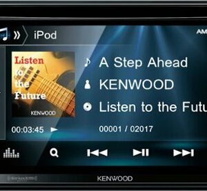 Kenwood - Geek Squad Certified Refurbished 6.2" - Built-in Bluetooth - In-Dash CD/DVD/DM Receiver - Black