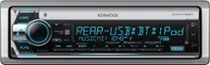 Kenwood - Geek Squad Certified Refurbished In-Dash CD/DM Receiver - Built-in Bluetooth - Satellite Radio with Detachable Faceplate - Silver/Black