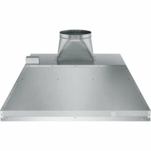 GE - 36” Smart Designer Custom Insert Range Hood with Dimmable LED Lighting - Stainless Steel