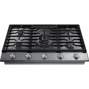 Samsung - 36" Built-In Gas Cooktop with WiFi - Stainless Steel