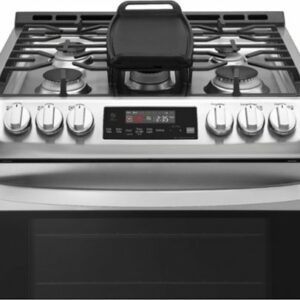 LG - 6.3 Cu. Ft. Slide-In True Convection Gas Range with EasyClean and UltraHeat Power Burner