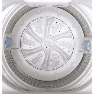 GE - 2.8 Cu. Ft. Top Load Washer - White/Black