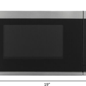 GE - 0.9 Cu. Ft. Capacity Smart Countertop Microwave Oven with Scan-to-Cook Technology - Stainless Steel