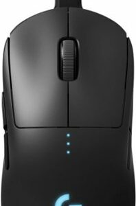 Logitech - G PRO Lightweight Wireless Optical Ambidextrous Gaming Mouse with RGB Lighting - Black