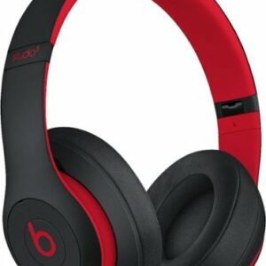 Geek Squad Certified Refurbished Beats Studio³ Wireless Noise Cancelling Headphones - The Beats Decade Collection - Defiant Black-Red