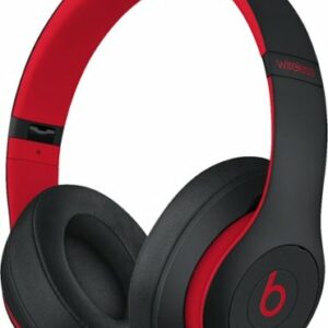 Geek Squad Certified Refurbished Beats Studio³ Wireless Noise Cancelling Headphones - The Beats Decade Collection - Defiant Black-Red