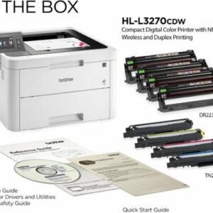 Brother - HL-L3270CDW Wireless Color Laser Printer - White