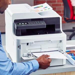 Brother - MFC-L3770CDW Wireless Color All-In-One Laser Printer - White