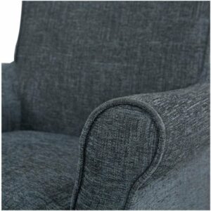 OSP Home Furnishings - Megan Office Chair - Blue/Brushed Grey