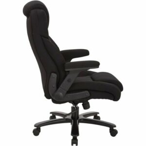 Pro-line II - Big and Tall 5-Pointed Star Fabric Executive Chair - Black