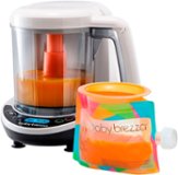 Baby Brezza - Deluxe Baby Food Maker - White/Black/Orange