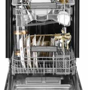 Monogram - Top Control Built-In Stainless Steel Tub Dishwasher 46 dBa - Custom Panel Ready