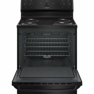 Hotpoint - 5.0 Cu. Ft. Freestanding Electric Range - Black