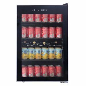 RCA - 110-Can Beverage Cooler - Stainless Steel