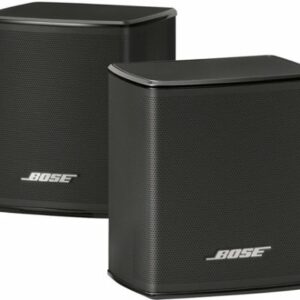 Bose - Surround Speakers 120-Watt Wireless Home Theater Speakers (Pair) - Black