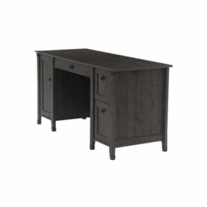 Sauder - Carson Forge Collection Computer Desk - Coffee Oak