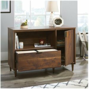 Sauder - Clifford Place Collection TV Cabinet for Most TVs Up to 46" - Grand Walnut