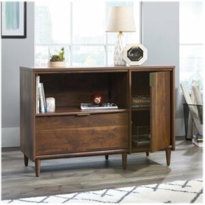 Sauder - Clifford Place Collection TV Cabinet for Most TVs Up to 46" - Grand Walnut