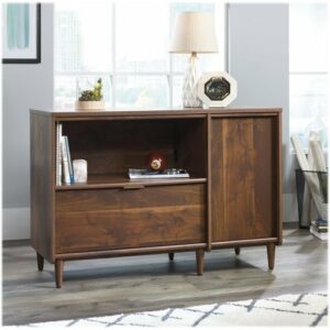 Sauder - Clifford Place Collection TV Cabinet for Most TVs Up to 46" - Grand Walnut