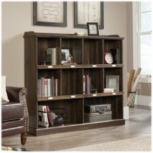 Sauder - Barrister Lane Collection 10-Shelf Bookcase - Iron Oak