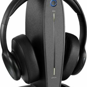 Insignia™ - RF Wireless Over-the-Ear Headphones - Black