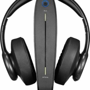 Insignia™ - RF Wireless Over-the-Ear Headphones - Black