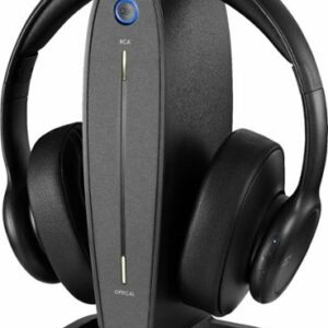 Insignia™ - RF Wireless Over-the-Ear Headphones - Black