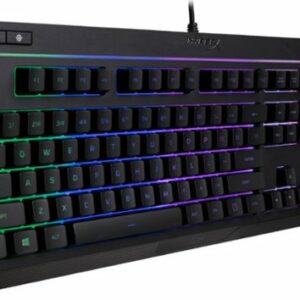 HyperX - Alloy Core Full-size Wired Gaming Membrane Keyboard with RGB Lighting - Black