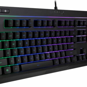 HyperX - Alloy Core Full-size Wired Gaming Membrane Keyboard with RGB Lighting - Black