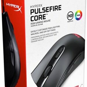 HyperX - Pulsefire Core Wired Optical Gaming Mouse with RGB Lighting - Black