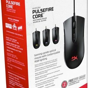 HyperX - Pulsefire Core Wired Optical Gaming Mouse with RGB Lighting - Black