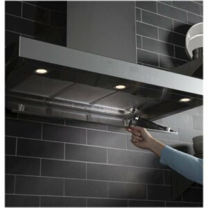 GE - 36" Convertible Range Hood - Stainless Steel