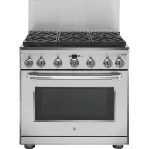 Café - 36" Professional 12" Backsplash - Stainless Steel