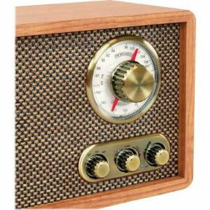 Victrola - Retro Wood Bluetooth AM/FM Radio - Walnut