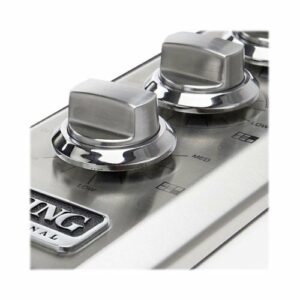 Viking - Control Knob Set for Professional 5 Series VECU53616BSB - Stainless Steel