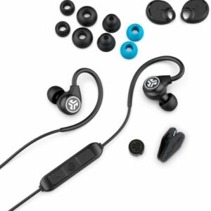 JLab - Fit Sport Fitness Earbuds Wireless In-Ear Headphones - Black