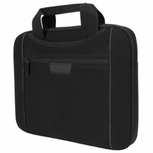 Targus - Slipskin Sleeve for 12" Laptop with Hideaway Handles - Black