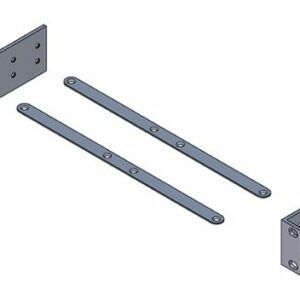 Sonance - RACK MOUNT BRACKET - Rack Mount Bracket for 2-100 & 2-150 Amplifiers (Each) - Black