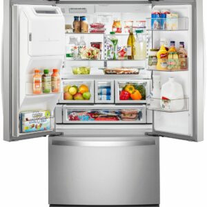 Whirlpool - 26.8 Cu. Ft. French Door Refrigerator - Stainless Steel