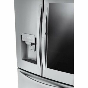 LG - 21.9 Cu. Ft. French Door-in-Door Counter-Depth Smart Refrigerator with InstaView - Stainless Steel