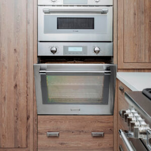 Thermador - Professional Series 30" Built-In Electric Convection Wall Oven with Built-In Microwave - Stainless Steel