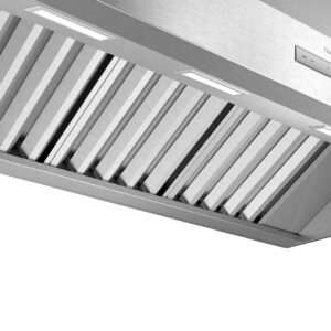 Thermador - PROFESSIONAL SERIES 48" Externally Vented Range Hood - Stainless Steel