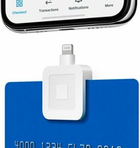 Square - Reader for Magstripe (with lightning connector) - Glossy White