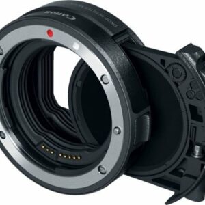 Canon - EF-EOS R5, EOS R6, EOS R and EOS RP Drop-In Filter Lens Mount Adapter with Drop-In Variable ND Filter A