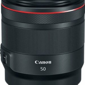 Canon - RF50mm F1.2 L USM Standard Prime Lens for EOS R-Series Cameras - Black